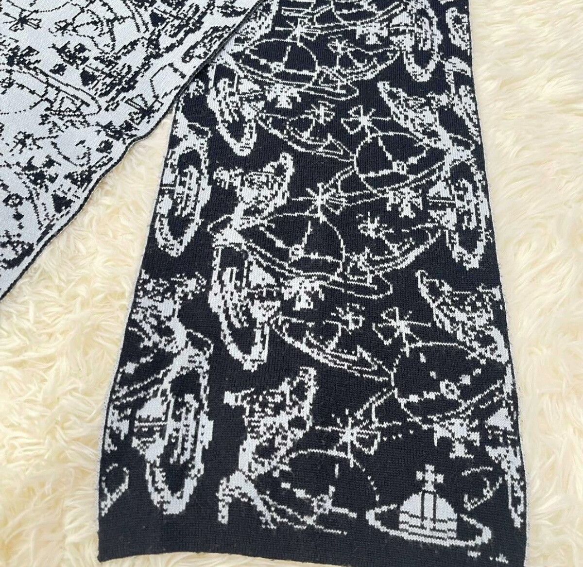 Vivienne Westwood Vivienne Westwood Reversible Scarf Patterned Size ONE SIZE - 3 Thumbnail