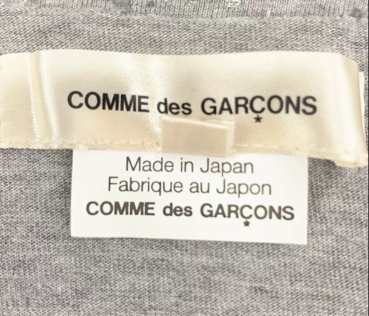 Comme des Garcons Comme des Garçons Gray Long T-Shirt Size S / US 4 / IT 40 - 6 Thumbnail
