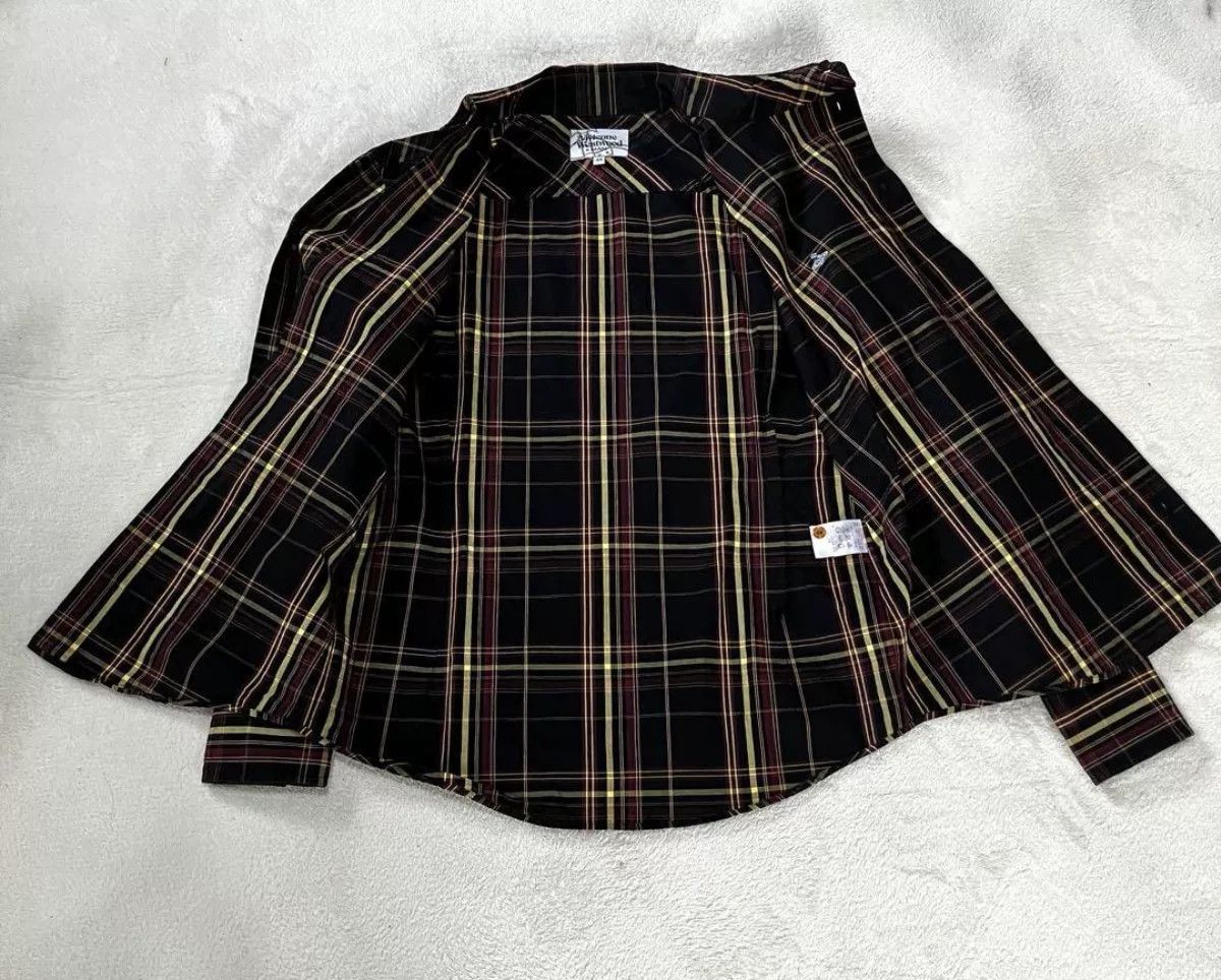 Vivienne Westwood Vivienne Westwood MAN Asymmetrical Plaid Shirt Size US M / EU 48-50 / 2 - 3 Thumbnail