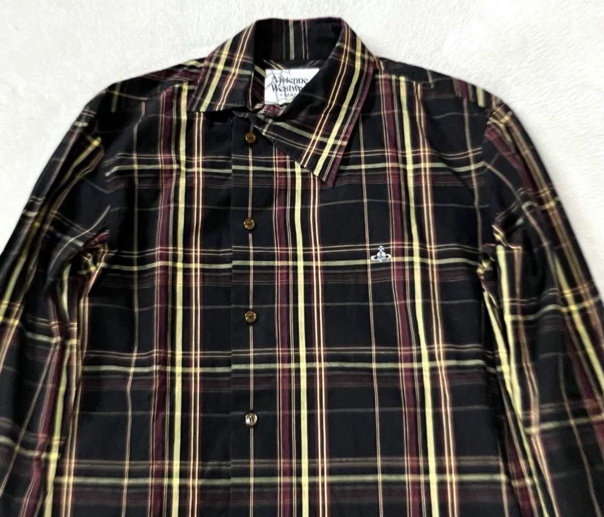 Vivienne Westwood Vivienne Westwood MAN Asymmetrical Plaid Shirt Size US M / EU 48-50 / 2 - 4 Thumbnail