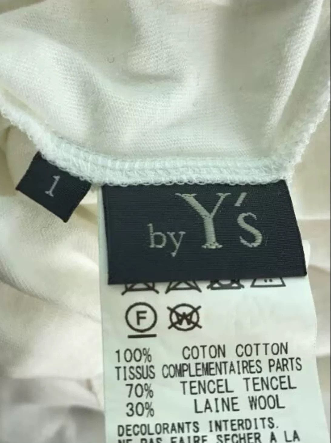 Yohji Yamamoto Y's Yohji Yamamoto T-Shirt for Sale Size US S / EU 44-46 / 1 - 3 Thumbnail