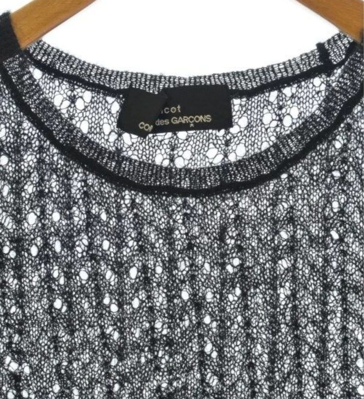 Comme des Garcons Black Knit Sweater by COMME des GARCONS Size XL / US 12-14 / IT 48-50 - 3 Thumbnail