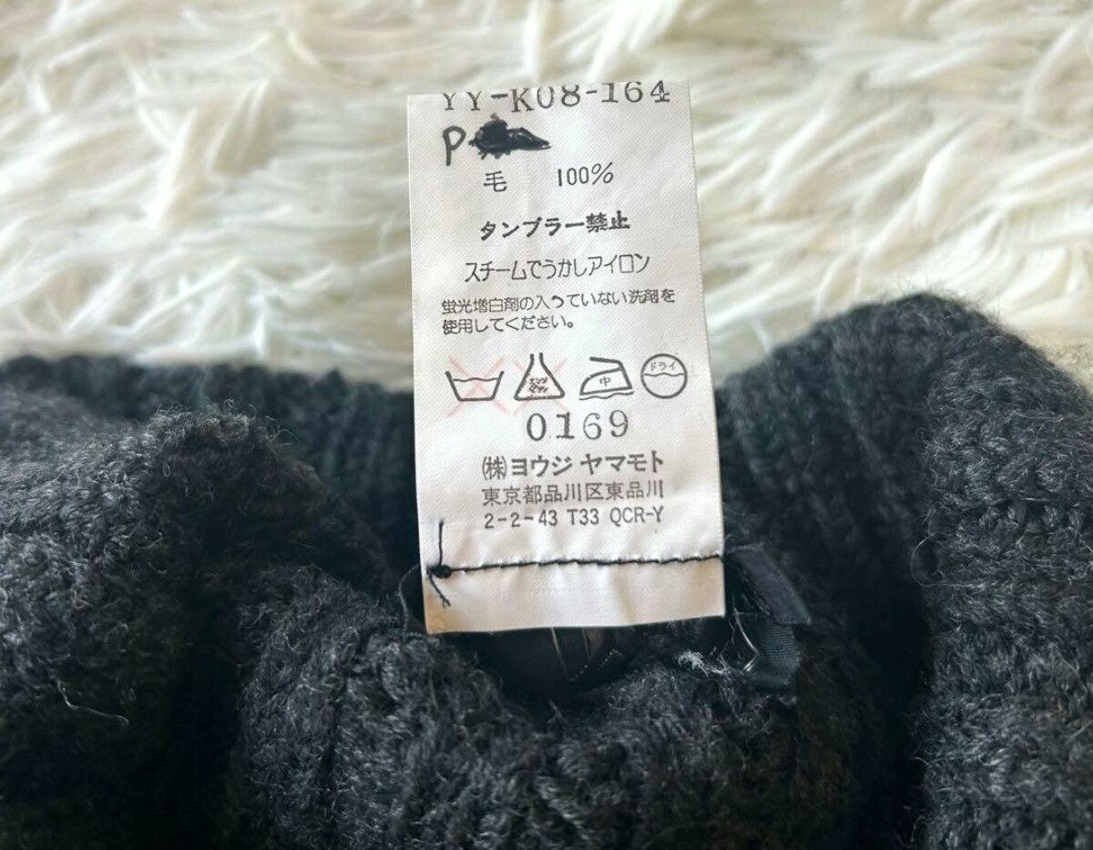 Yohji Yamamoto Y's Wized High Neck Knitted Sweater Size L / US 10 / IT 46 - 9 Thumbnail