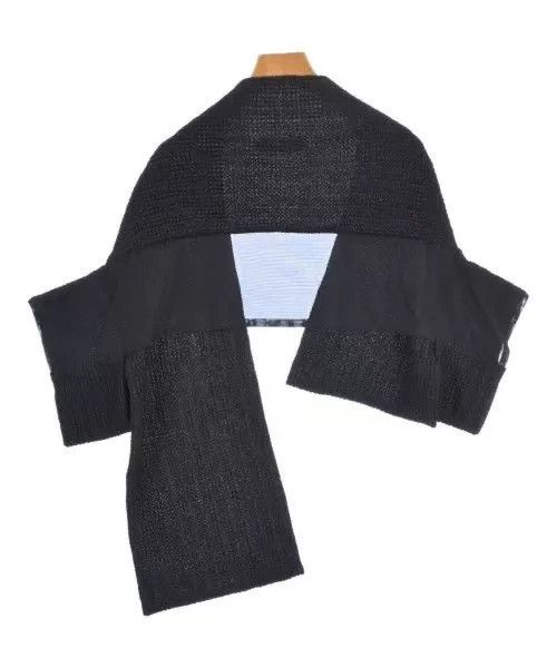 Yohji Yamamoto Black Knit Kimono-Style Outerwear Size L / US 10 / IT 46 - 2 Thumbnail