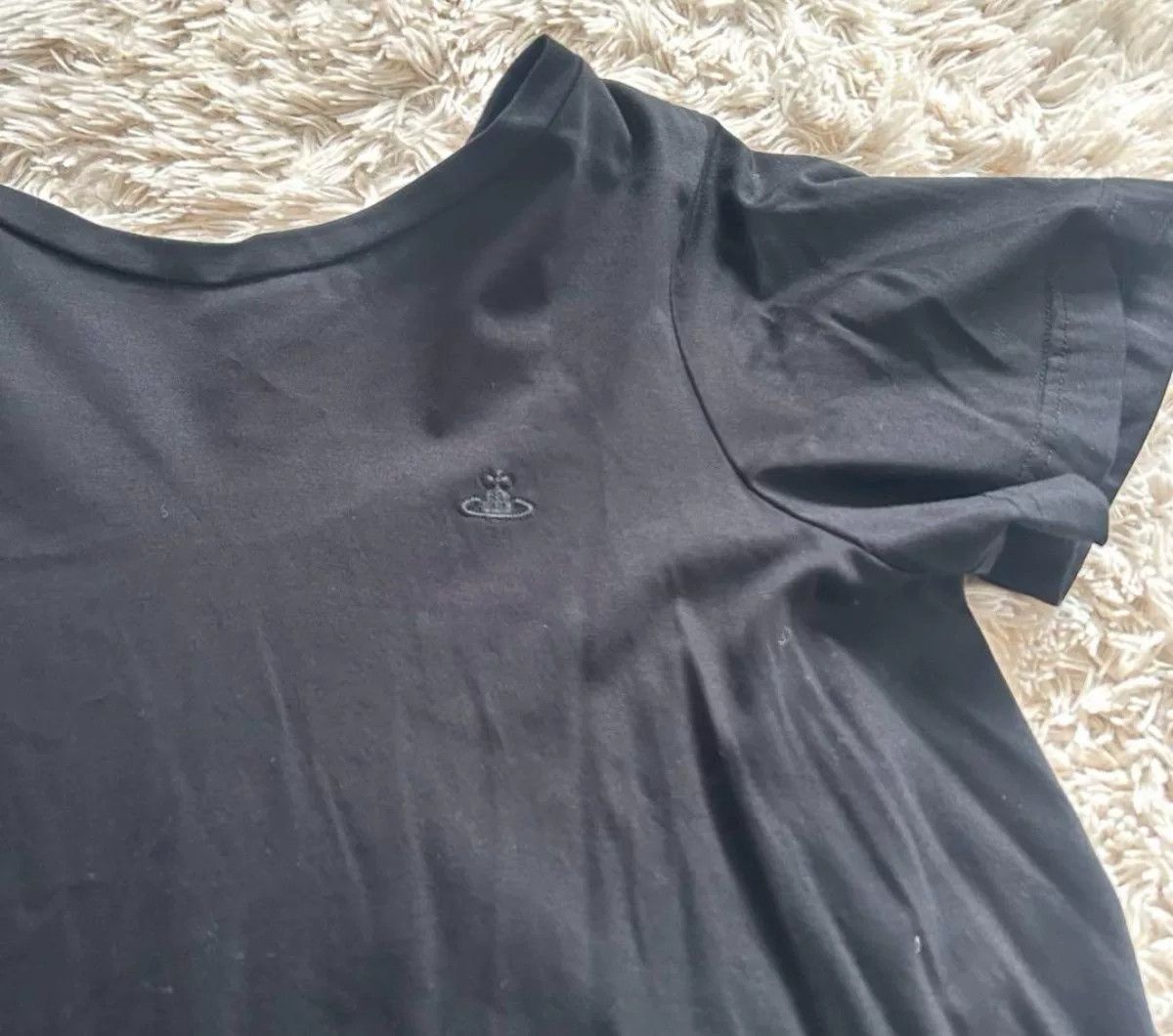 Vivienne Westwood Vivienne Westwood Black Embroidered T-Shirt Size M / US 6-8 / IT 42-44 - 3 Thumbnail