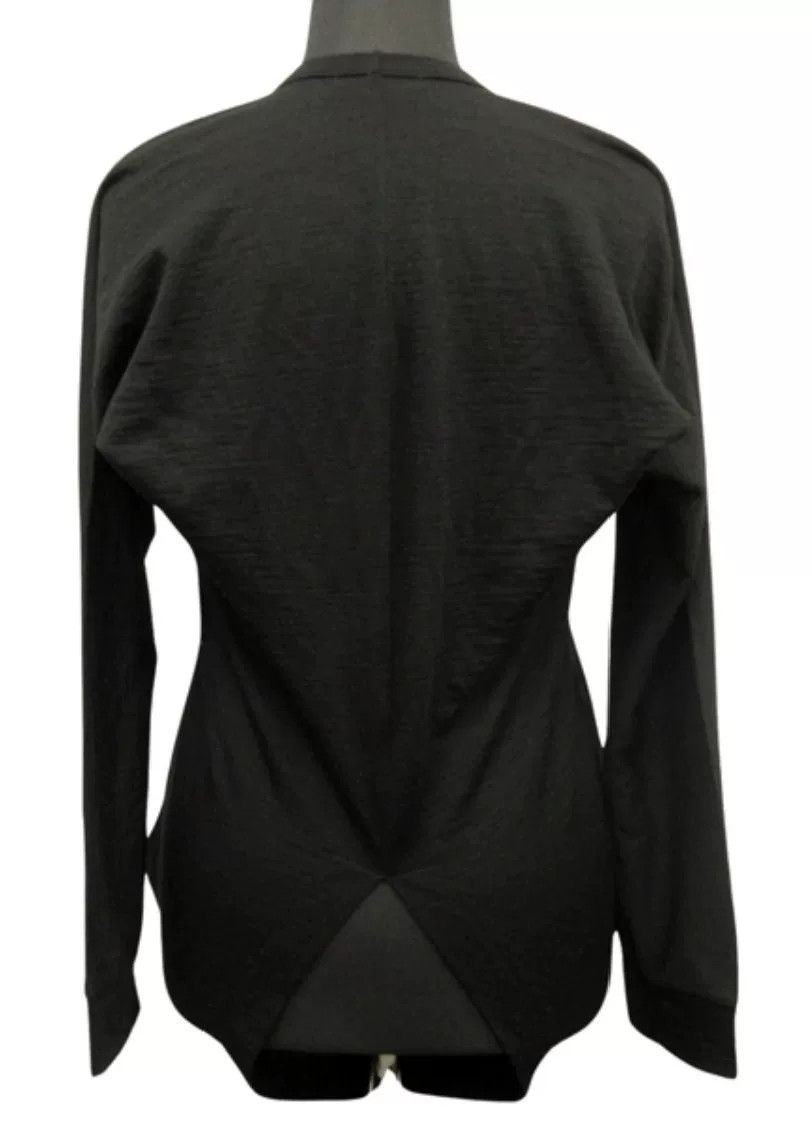 Comme des Garcons Comme des Garçons Black Wool Long T-Shirt Size M / US 6-8 / IT 42-44 - 2 Thumbnail