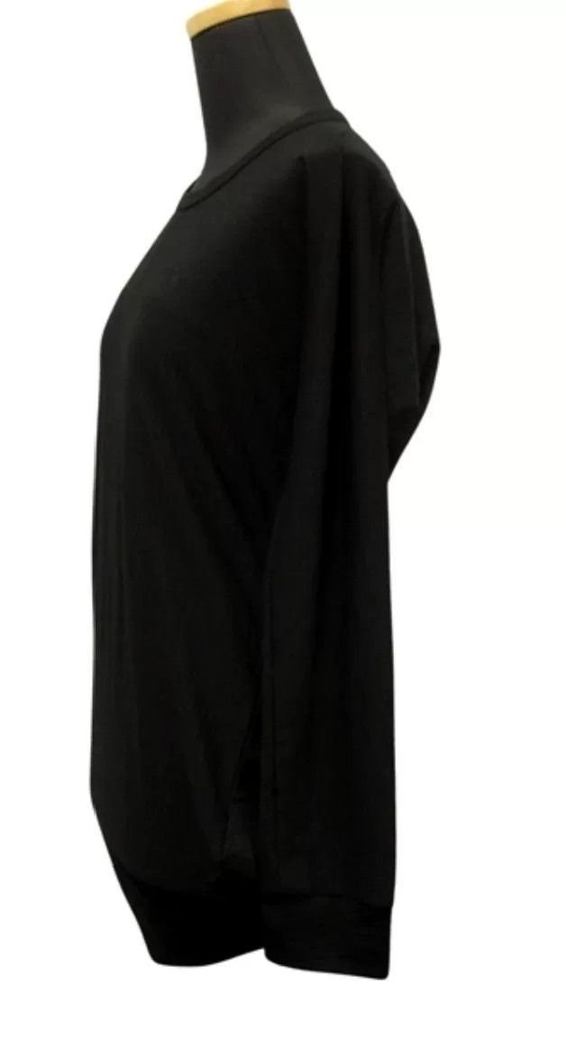 Comme des Garcons Comme des Garçons Black Wool Long T-Shirt Size M / US 6-8 / IT 42-44 - 3 Thumbnail