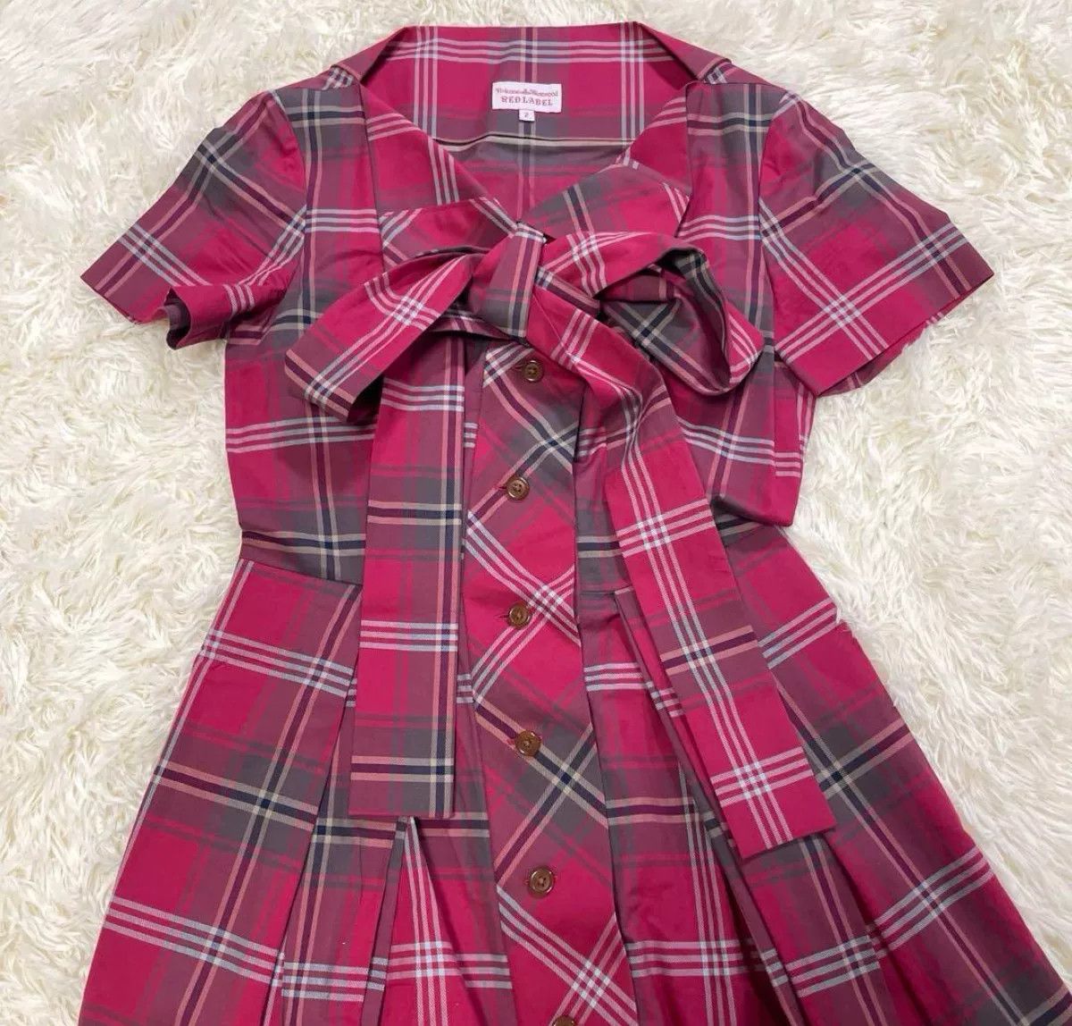 Vivienne Westwood Vivienne Westwood Plaid Bow Dress Size M / US 6-8 / IT 42-44 - 3 Thumbnail