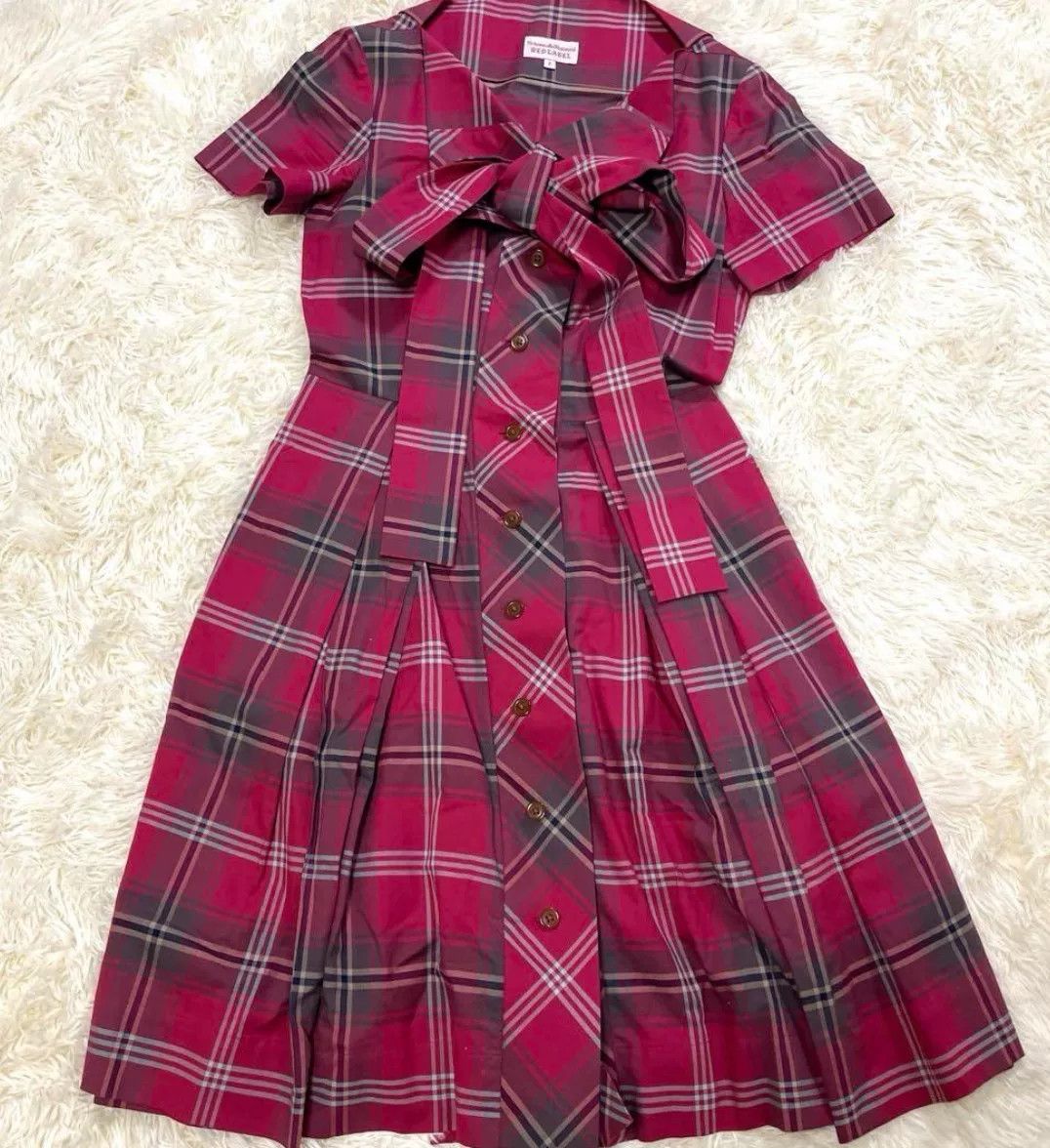 Vivienne Westwood Vivienne Westwood Plaid Bow Dress Size M / US 6-8 / IT 42-44 - 4 Thumbnail