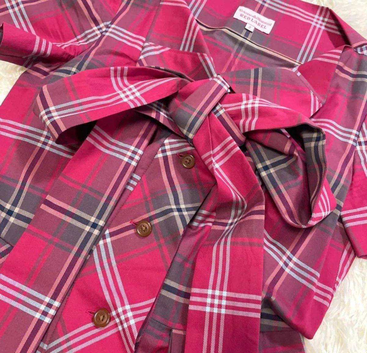 Vivienne Westwood Vivienne Westwood Plaid Bow Dress Size M / US 6-8 / IT 42-44 - 5 Thumbnail