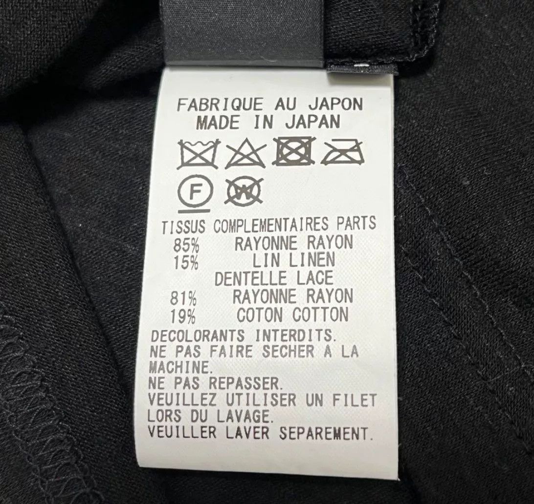 Y's Y's Yohji Yamamoto Asymmetrical Black T-Shirt Size M / US 6-8 / IT 42-44 - 7 Thumbnail