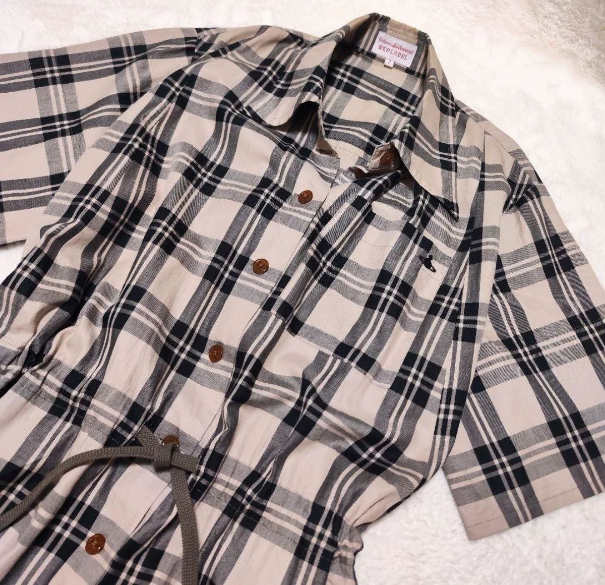 Vivienne Westwood Plaid Dress Shirt