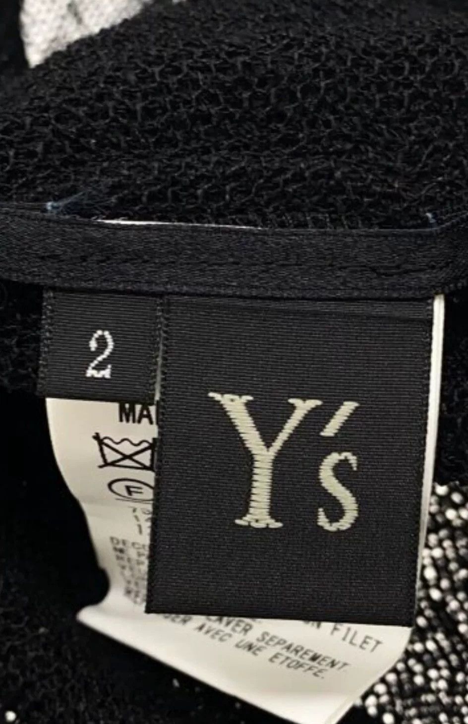 Yohji Yamamoto Y's Yohji Yamamoto Black Short Sleeve Cardigan Size M / US 6-8 / IT 42-44 - 4 Thumbnail