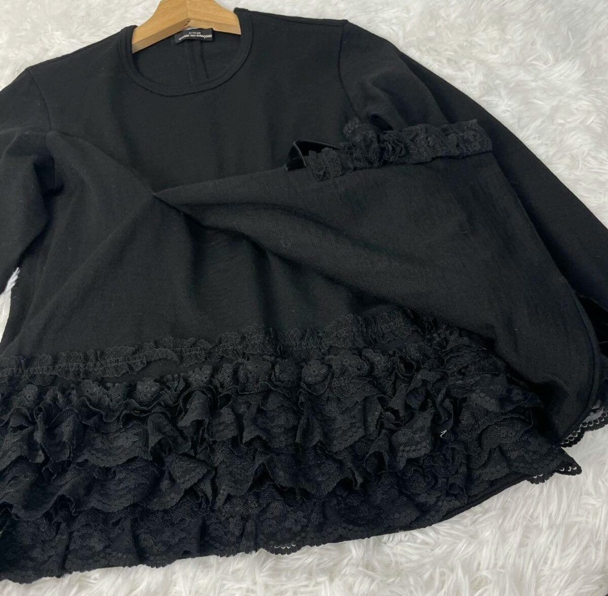 Comme des Garcons COMME des GARÇONS Lace Trim Top Size M / US 6-8 / IT 42-44 - 3 Thumbnail