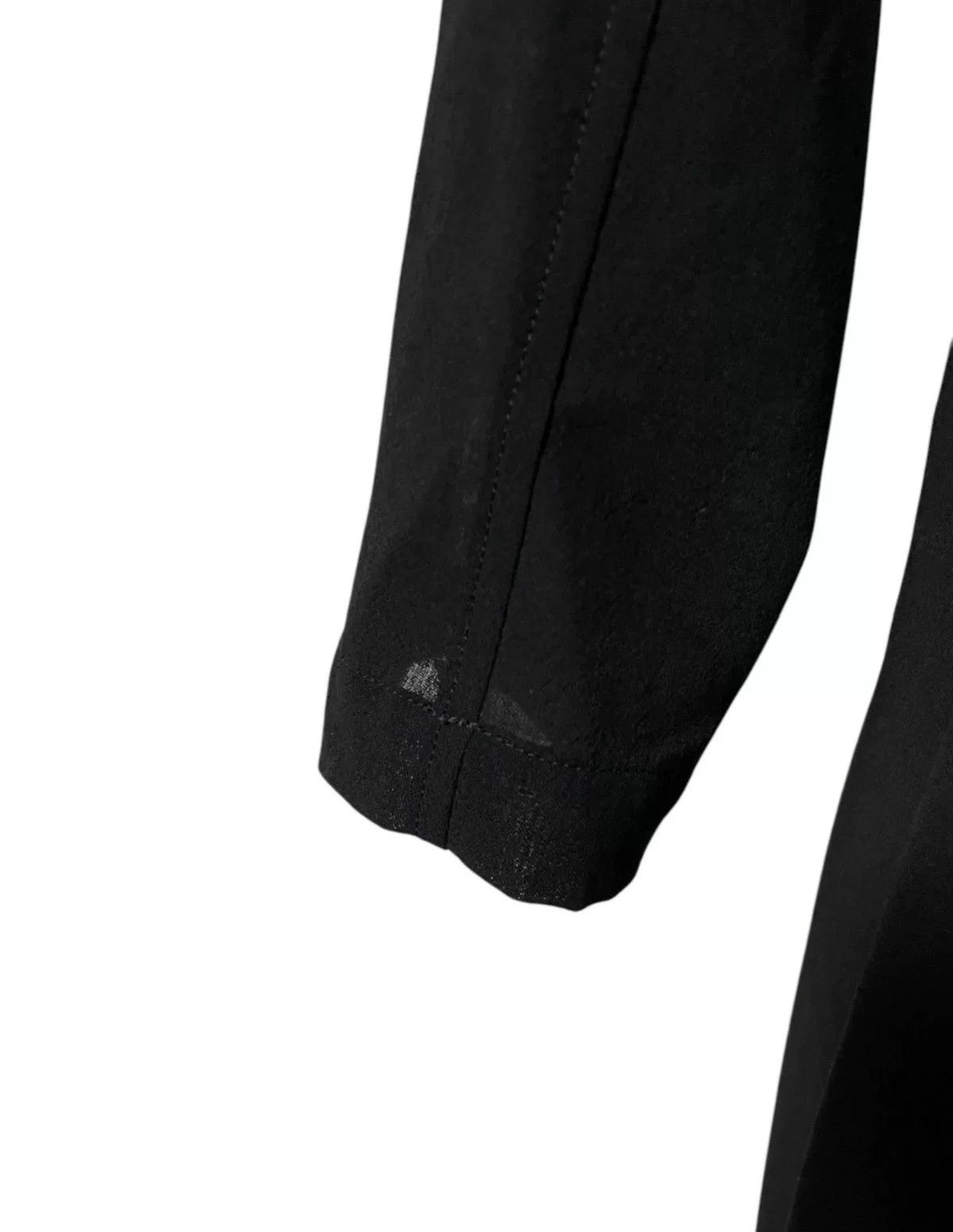 Junya Watanabe Junya Watanabe Long Black Shirt Size L / US 10 / IT 46 - 3 Thumbnail