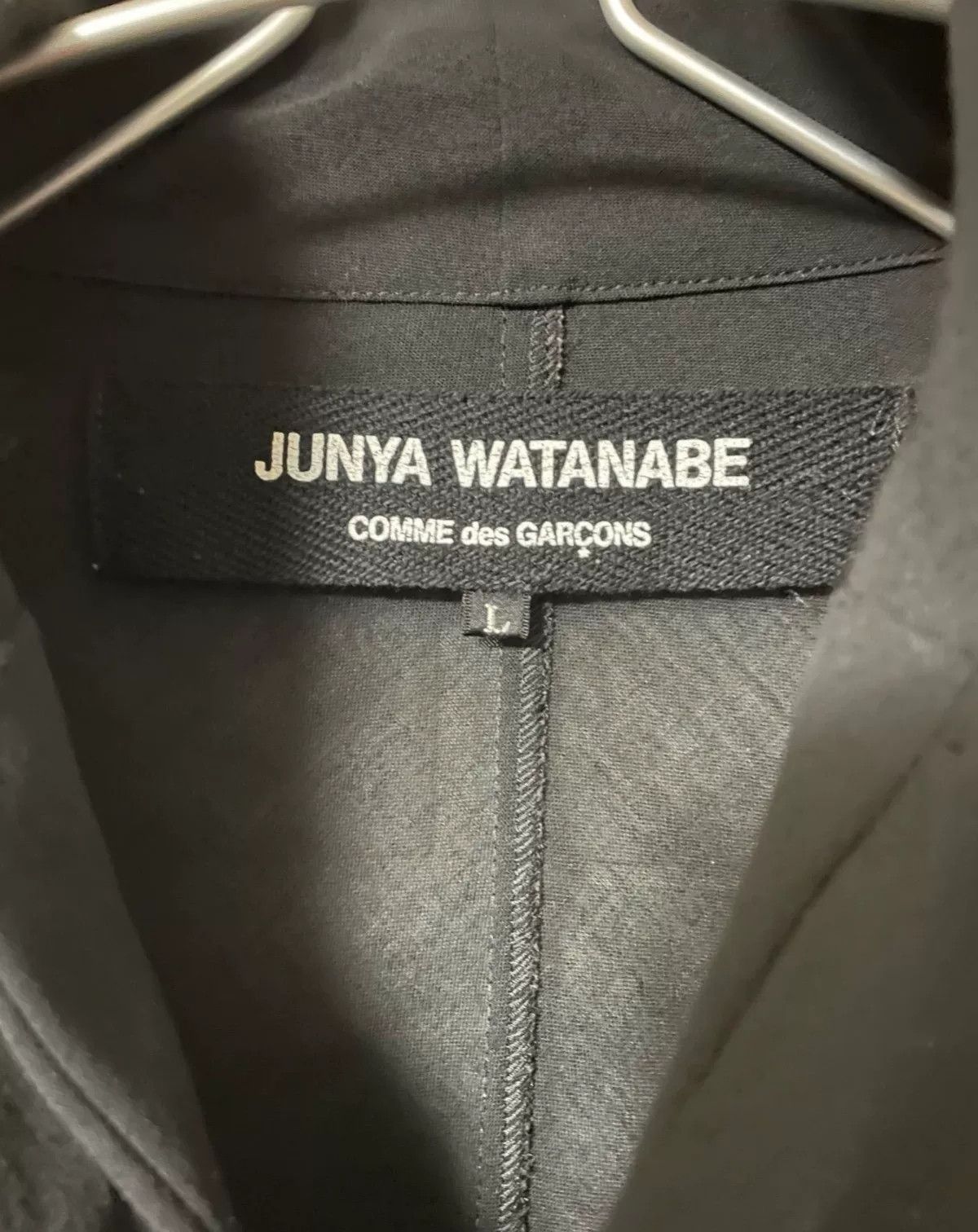 Junya Watanabe Junya Watanabe Long Black Shirt Size L / US 10 / IT 46 - 8 Thumbnail