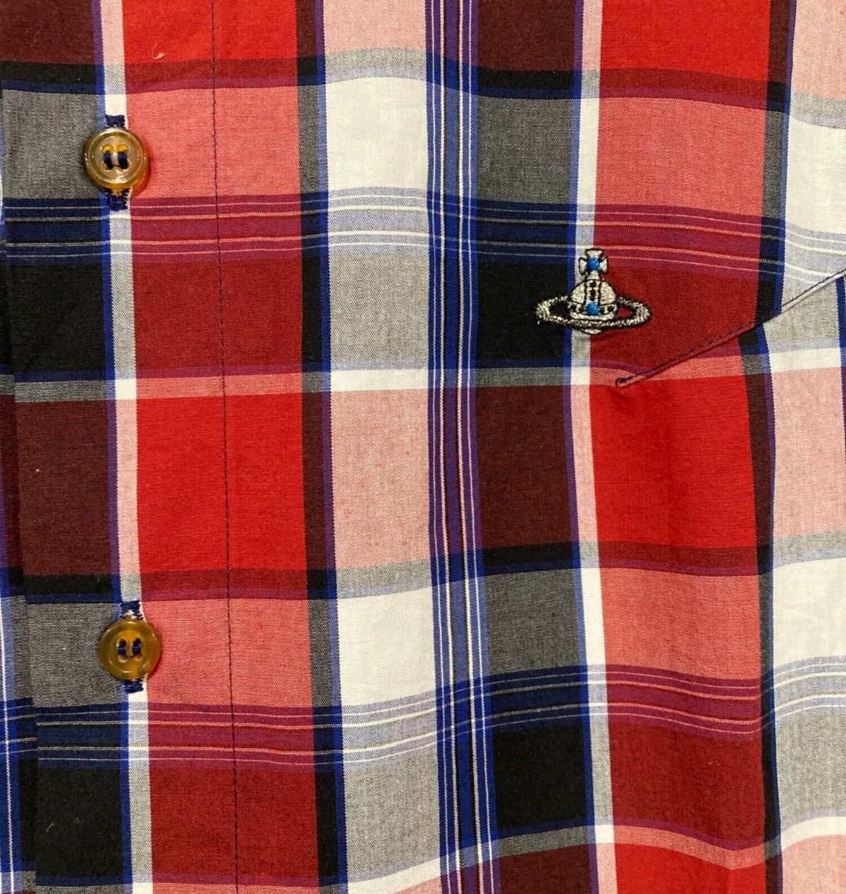 Vivienne Westwood Vivienne Westwood Short Sleeve Check Shirt Size US S / EU 44-46 / 1 - 3 Thumbnail