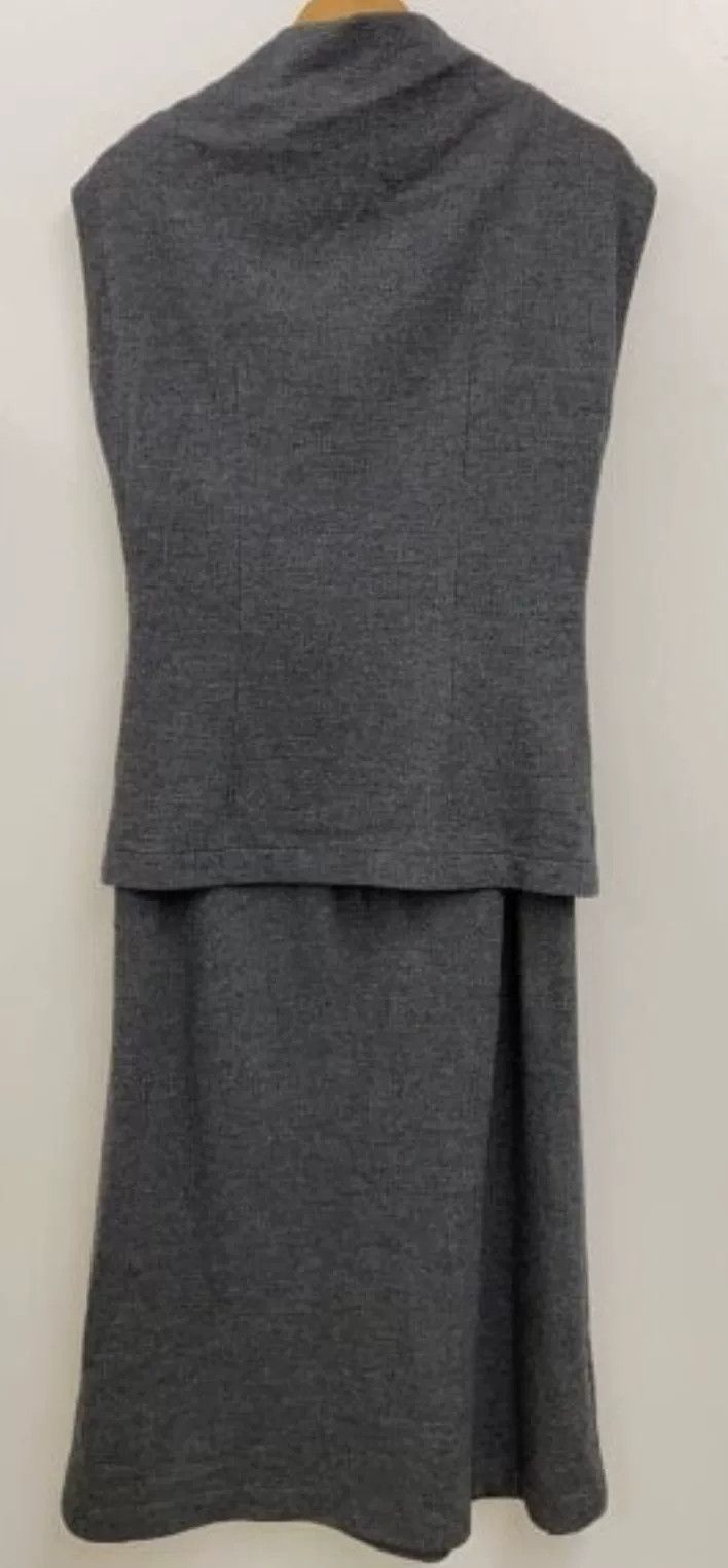 Comme des Garcons Gray Sleeveless Knit Dress by Tricot Size M / US 6-8 / IT 42-44 - 2 Thumbnail