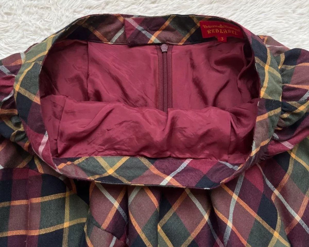 Vivienne Westwood Vivienne Westwood Plaid Mini Flared Skirt Size 26" / US 2 / IT 38 - 3 Thumbnail