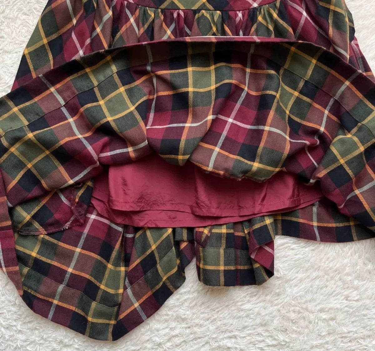 Vivienne Westwood Vivienne Westwood Plaid Mini Flared Skirt Size 26" / US 2 / IT 38 - 6 Thumbnail