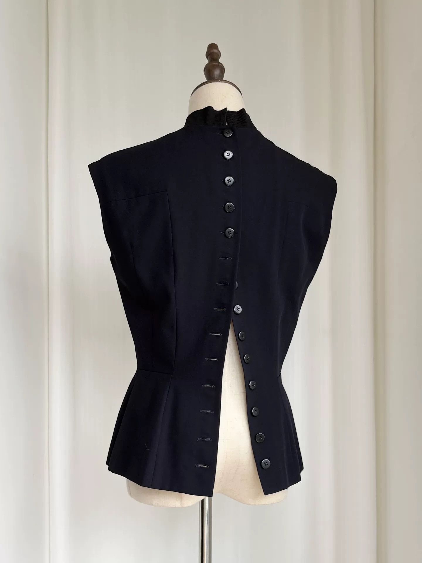 Y's Y’s by Yohji Yamamoto Back Button Vest Size M / US 6-8 / IT 42-44 - 2 Thumbnail