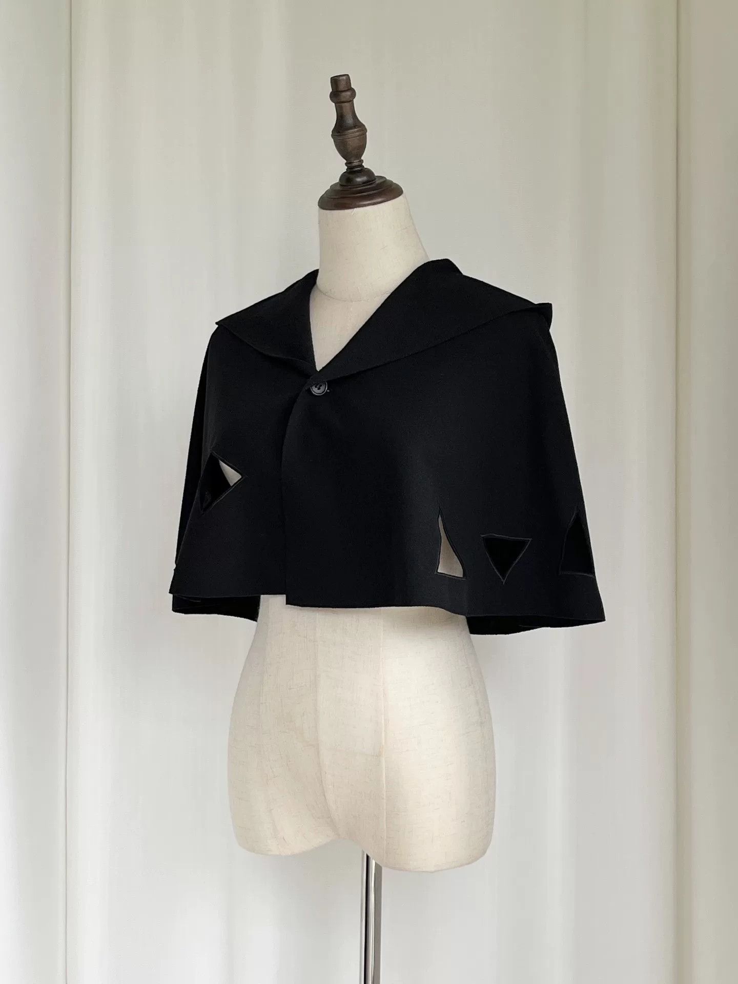 Y's Y’s by Yohji Yamamoto Black Cape Size M / US 6-8 / IT 42-44 - 3 Thumbnail