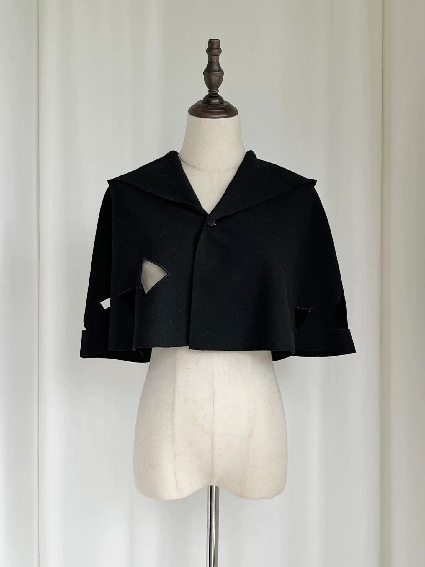 Y's Y’s by Yohji Yamamoto Black Cape Size M / US 6-8 / IT 42-44 - 2 Thumbnail