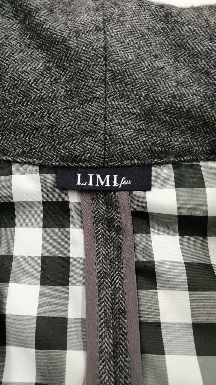 Limi Feu LIMI feu Quilted Checkered Coat Size L / US 10 / IT 46 - 4 Thumbnail