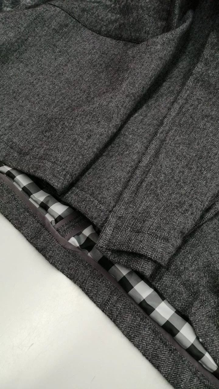 Limi Feu LIMI feu Quilted Checkered Coat Size L / US 10 / IT 46 - 6 Thumbnail