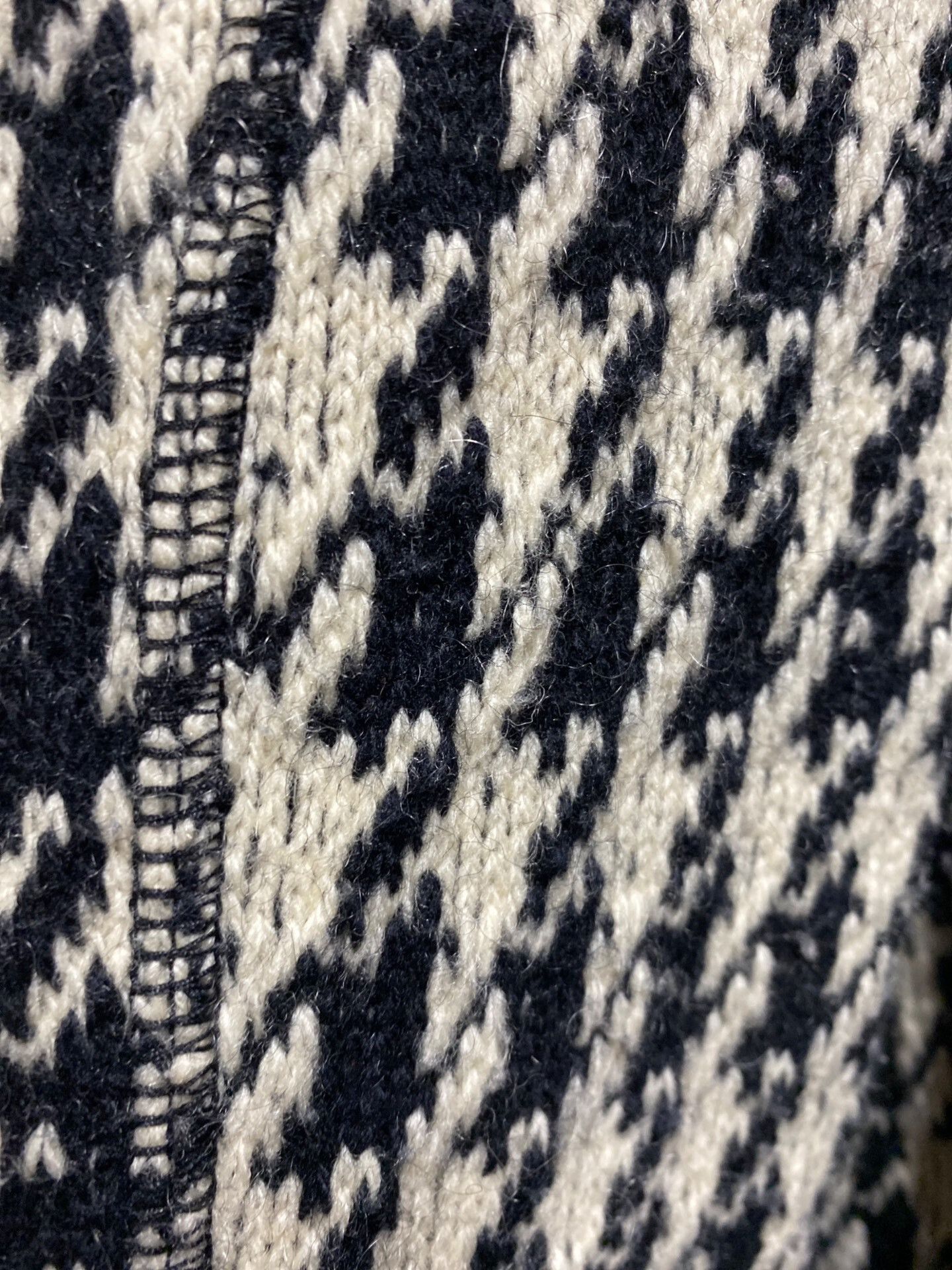 Comme des Garcons COMME des GARCONS Houndstooth Knit Jacket Size US M / EU 48-50 / 2 - 7 Thumbnail