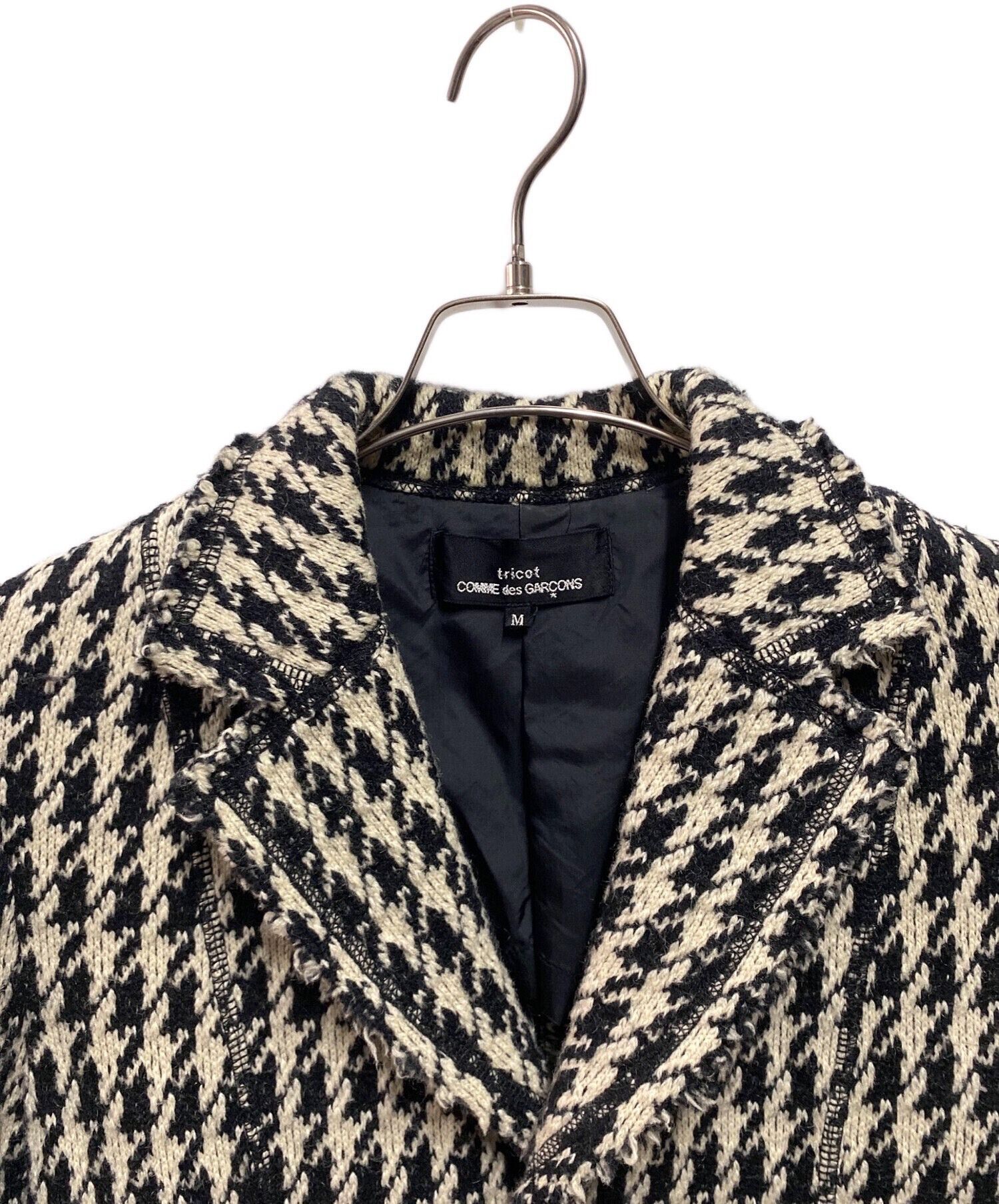 Comme des Garcons COMME des GARCONS Houndstooth Knit Jacket Size US M / EU 48-50 / 2 - 3 Thumbnail