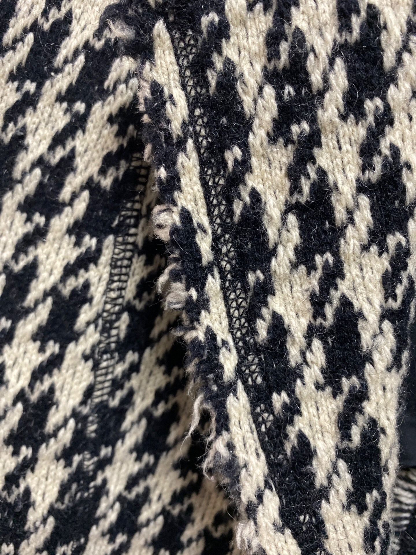 Comme des Garcons COMME des GARCONS Houndstooth Knit Jacket Size US M / EU 48-50 / 2 - 6 Thumbnail