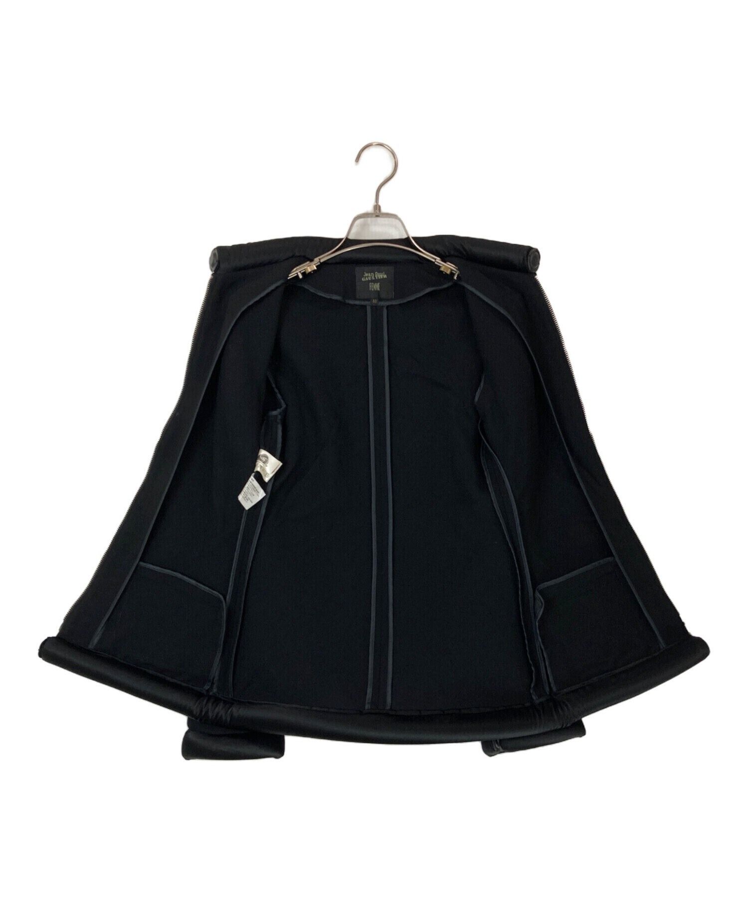 Jean Paul Gaultier Jean Paul Gaultier Black Smoking Jacket Size S / US 4 / IT 40 - 4 Thumbnail