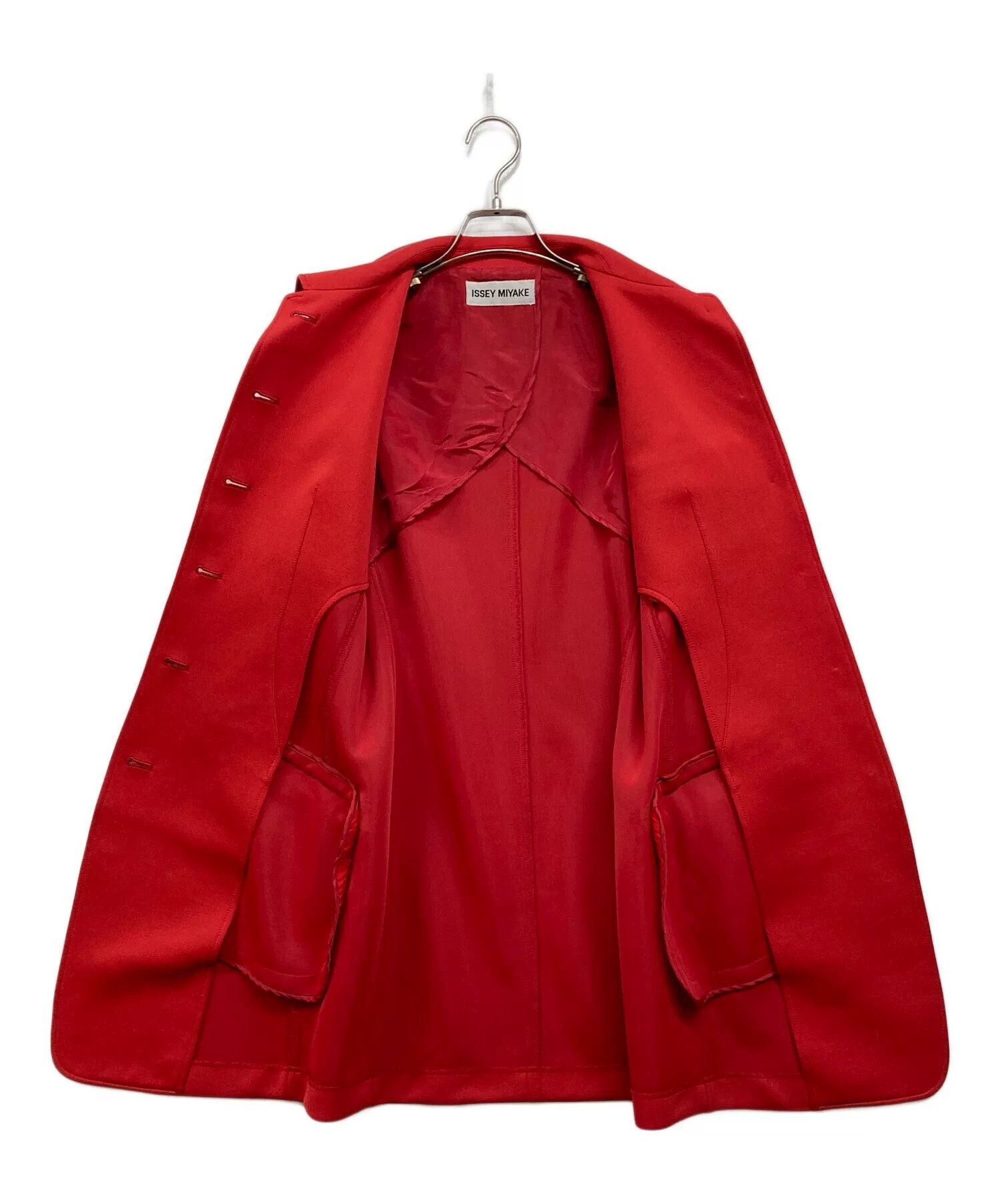 Issey Miyake ISSEY MIYAKE Red Jacket for Women Size US M / EU 48-50 / 2 - 3 Thumbnail