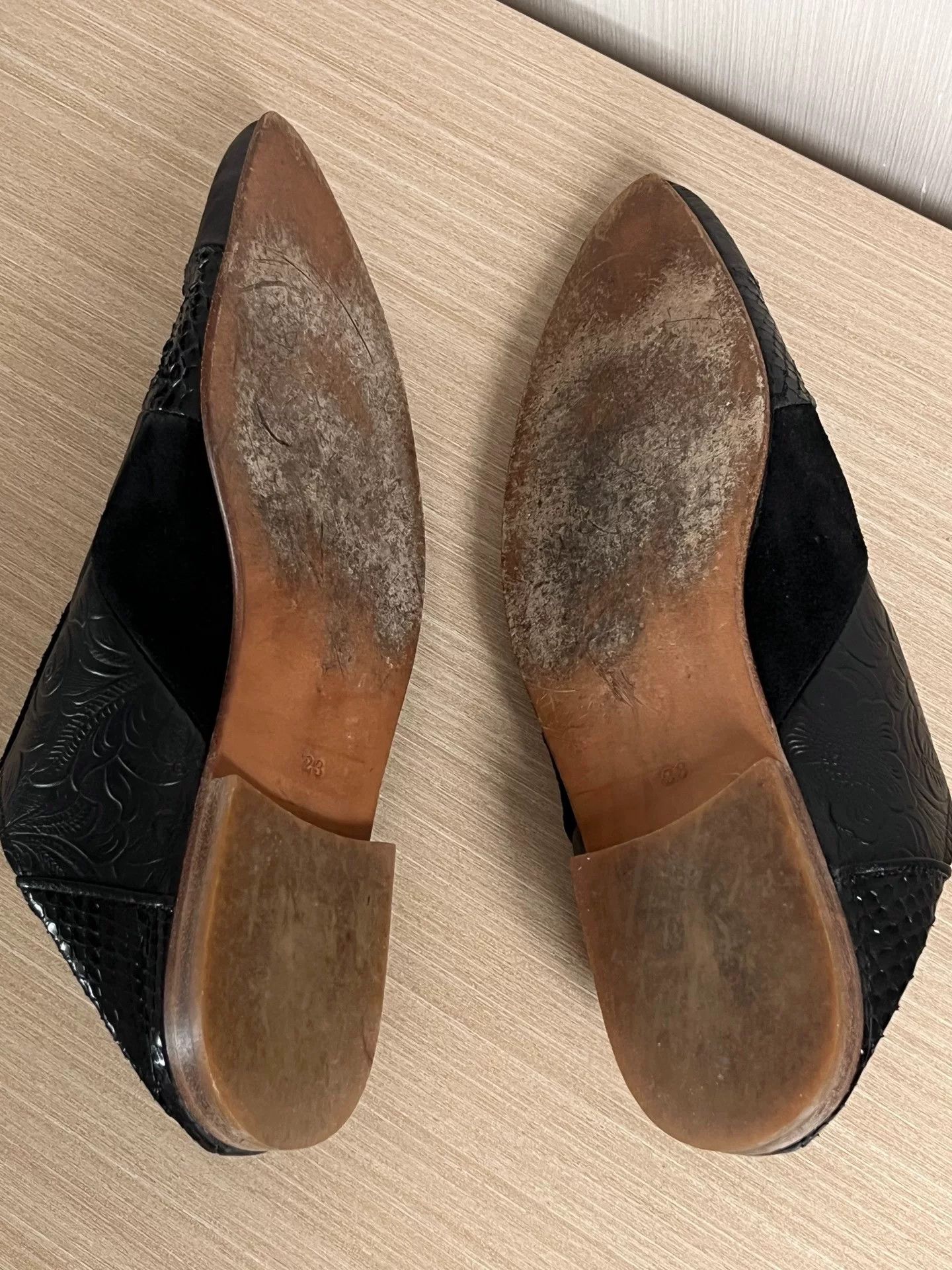 Comme des Garcons Tricot COMME des GARCONS Black Mules Size US 9 / IT 39 - 9 Thumbnail