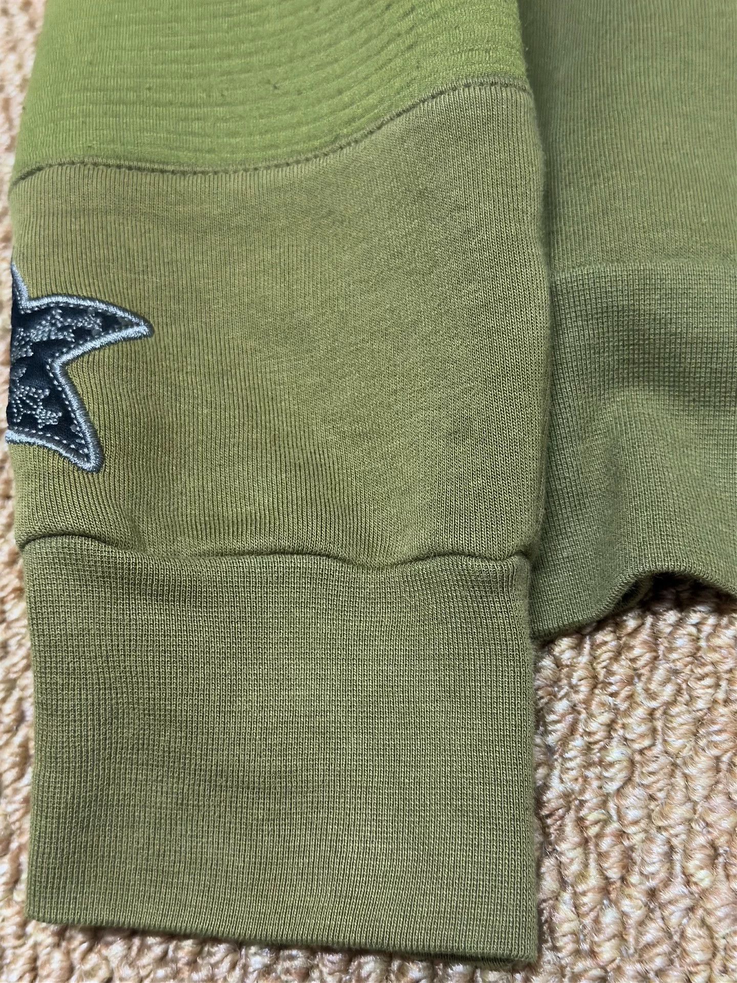 A&G Rock Olive Green Jacket with Silver Zipper Size US S / EU 44-46 / 1 - 7 Thumbnail