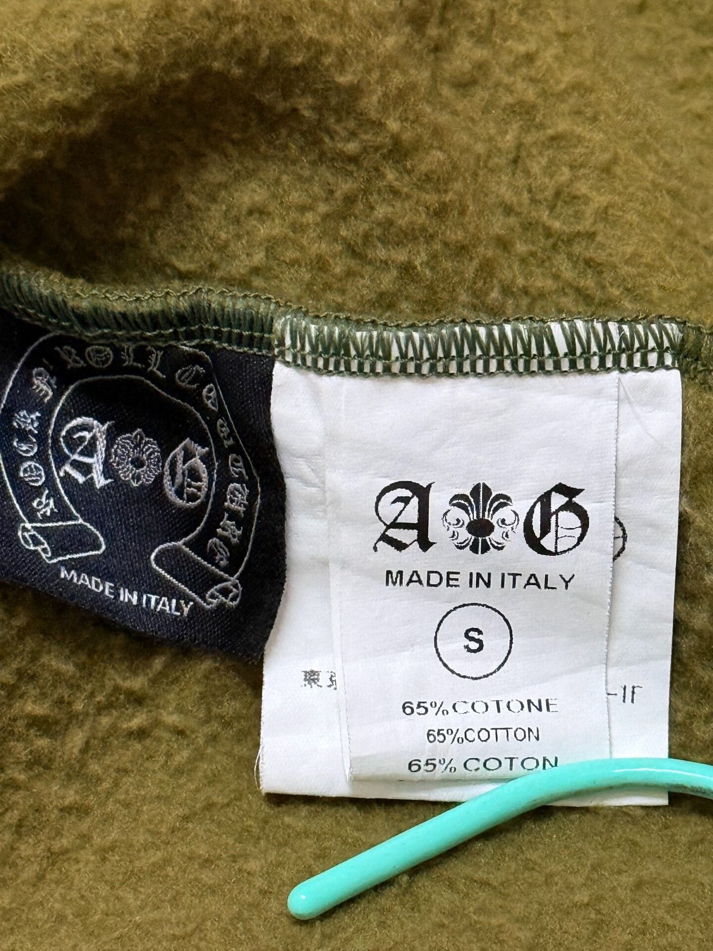 A&G Rock Olive Green Jacket with Silver Zipper Size US S / EU 44-46 / 1 - 3 Thumbnail