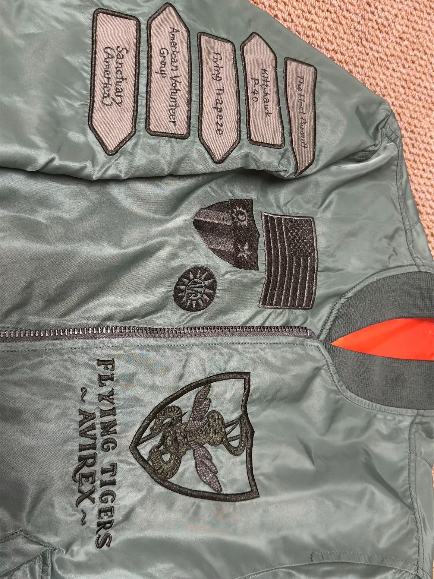 Avirex AVIREX Flying Tigers MA-1 Jacket Size US L / EU 52-54 / 3 - 5 Thumbnail