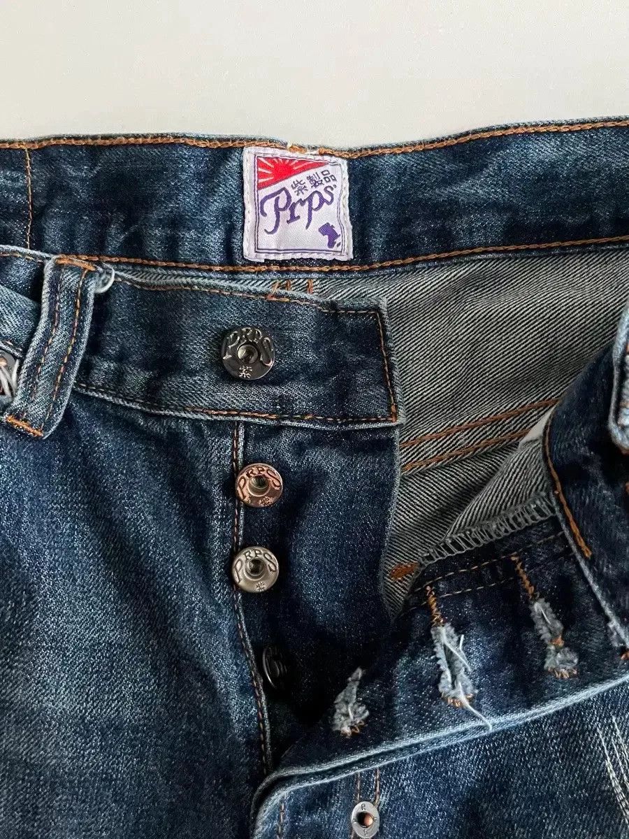 Prps PRPS Purple Denim Jeans Made in Japan Size US 33 - 5 Thumbnail