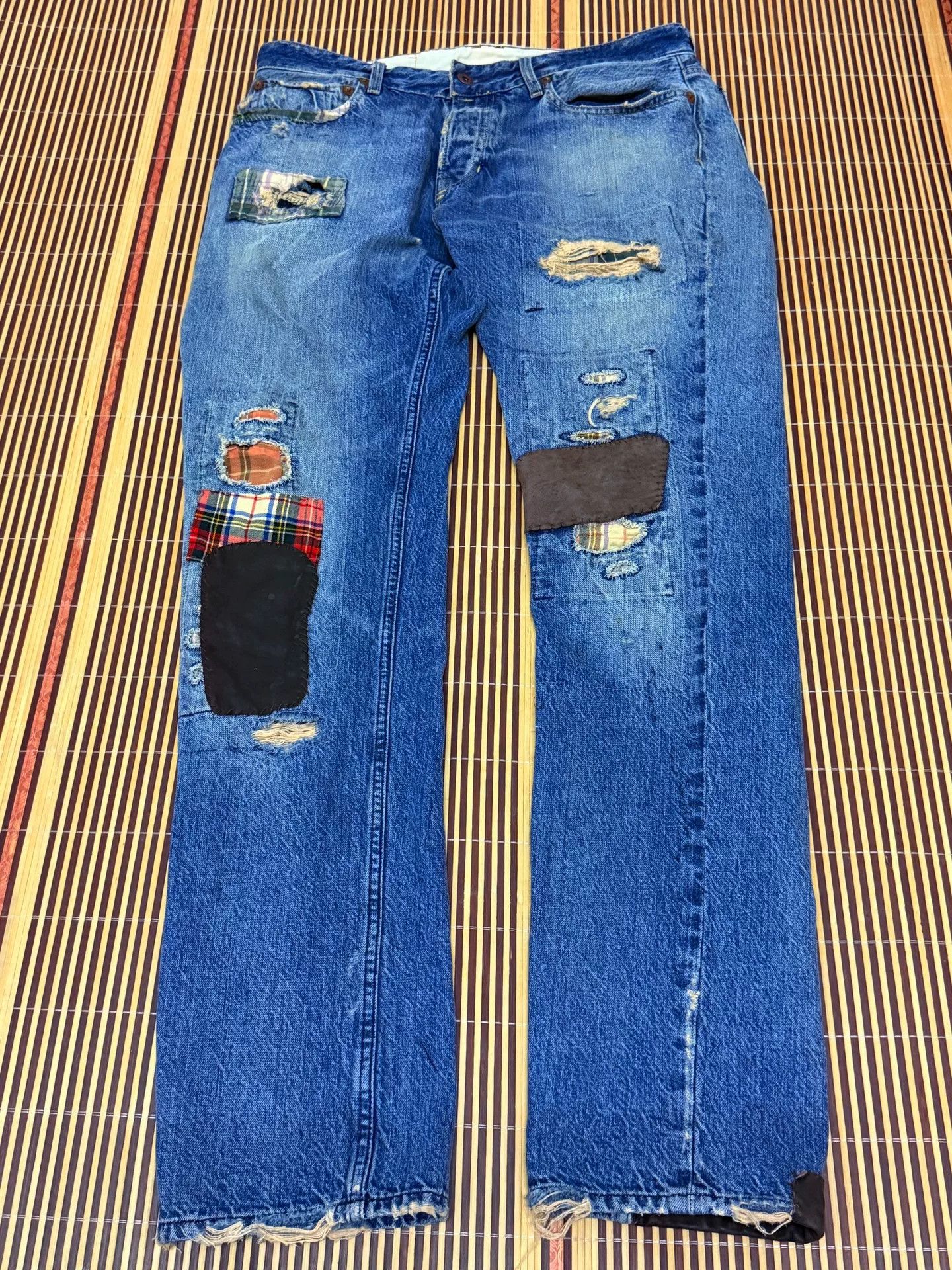 Vintage Vintage Ralph Lauren Denim Jeans from 80s Size US 34 / EU 50 - 2 Thumbnail