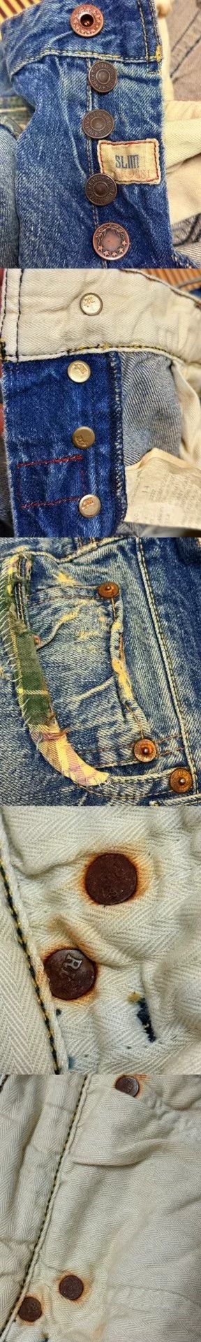 Vintage Vintage Ralph Lauren Denim Jeans from 80s Size US 34 / EU 50 - 6 Thumbnail