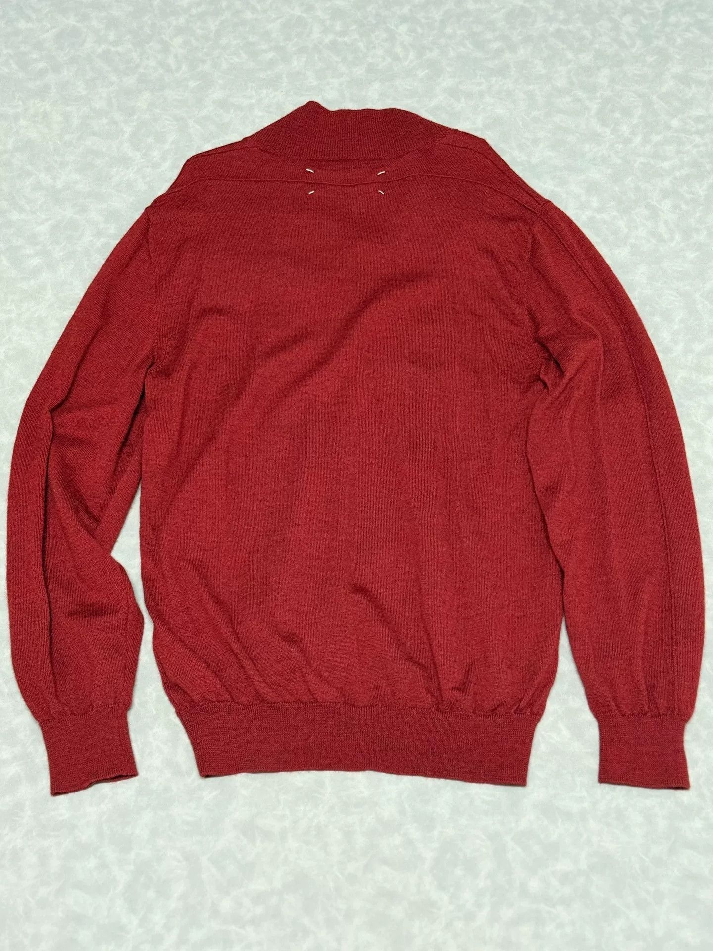 Maison Martin Margiela Red Wool Sweater