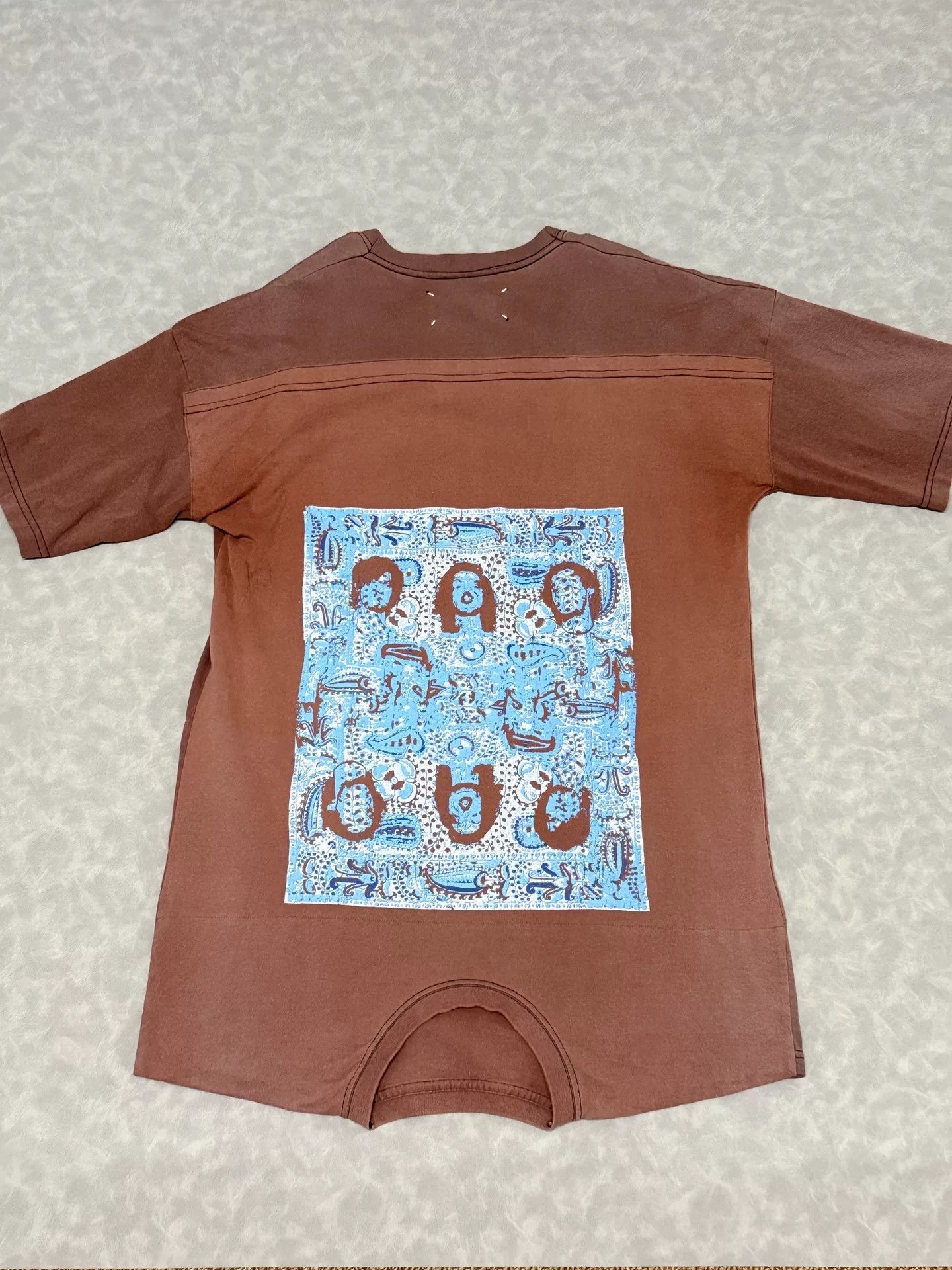Maison Margiela Maison Martin Margiela Brown Short Sleeve Tee Size US M / EU 48-50 / 2 - 2 Thumbnail