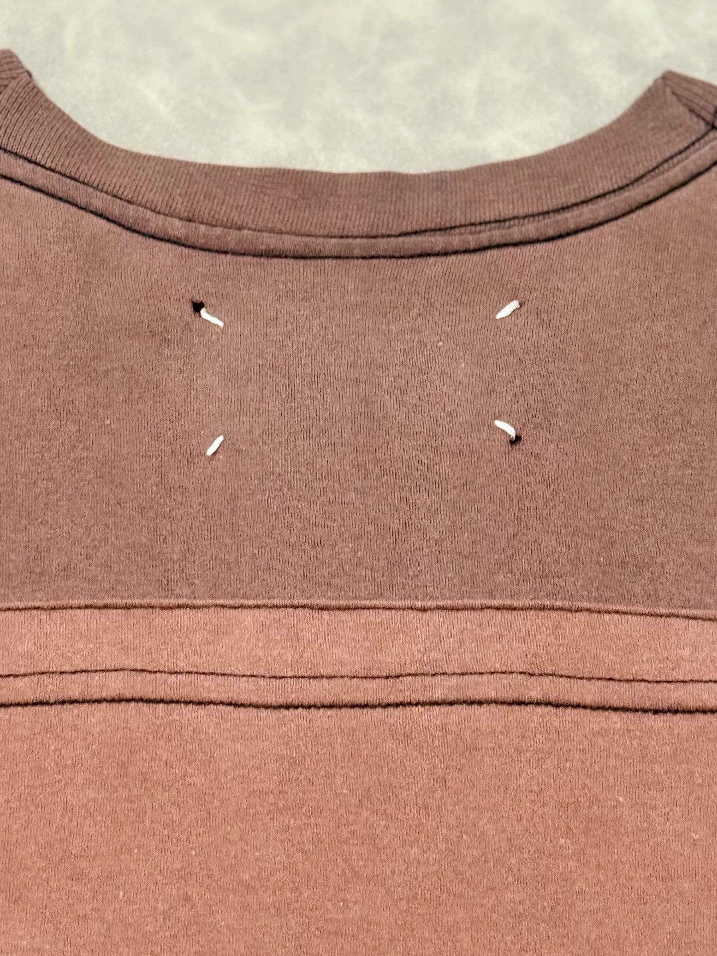 Maison Margiela Maison Martin Margiela Brown Short Sleeve Tee Size US M / EU 48-50 / 2 - 4 Thumbnail