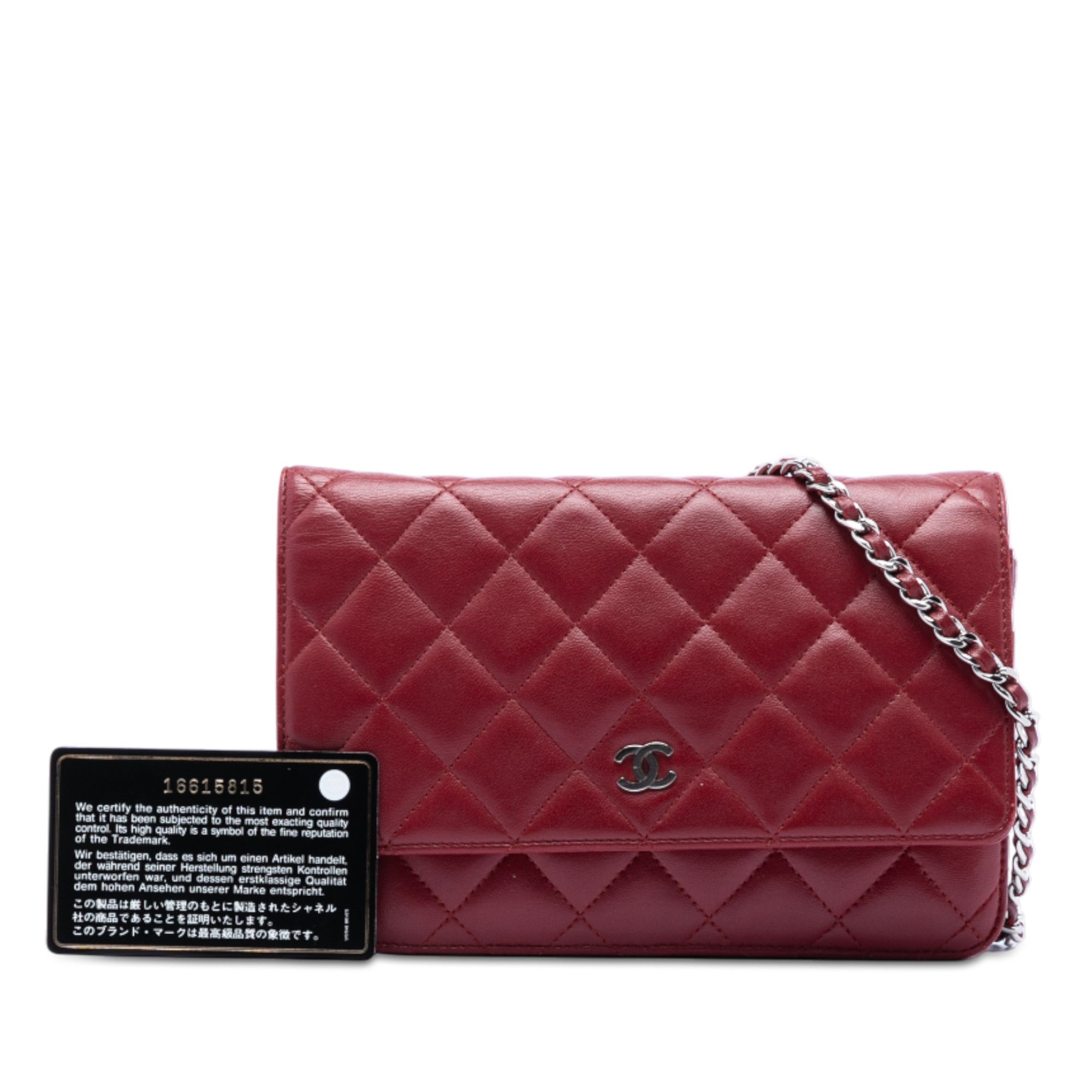 Chanel Chanel CC Quilted Lambskin Wallet on Chain Size ONE SIZE - 8 Thumbnail