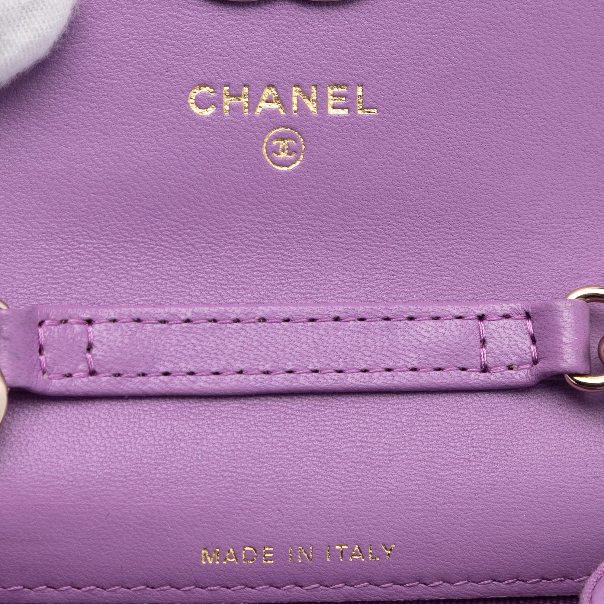 Chanel Chanel CC Quilted Lambskin Coco Card Holder on Chain Size ONE SIZE - 5 Thumbnail