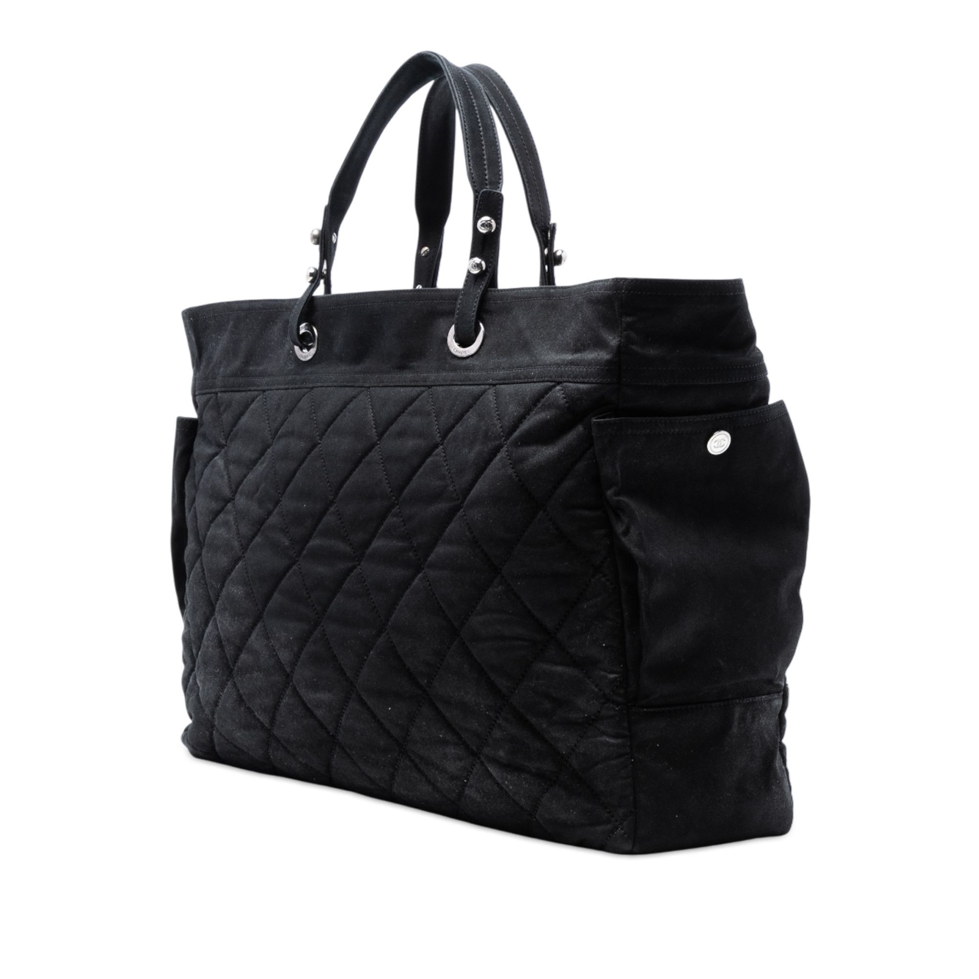 Chanel Chanel XL Quilted Coated Canvas Paris Biarritz Tote Size ONE SIZE - 2 Thumbnail