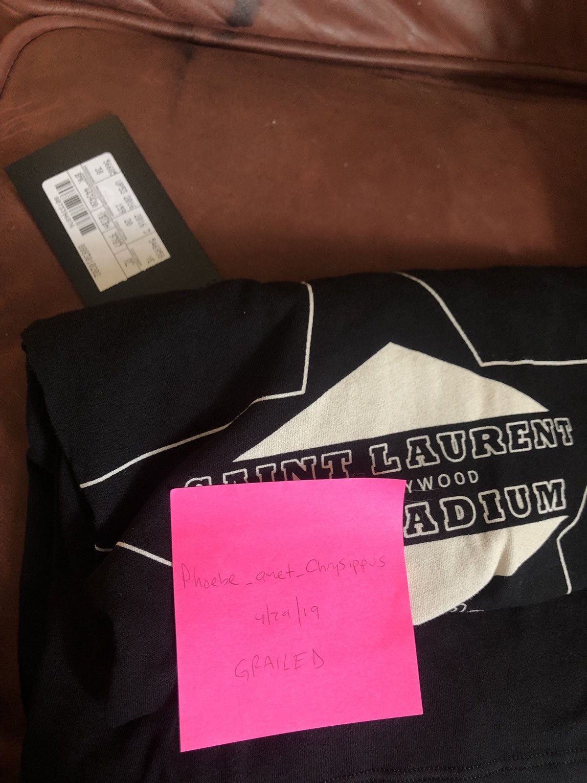 Saint Laurent Paris SAINT LAURENT at the palladium t shirt