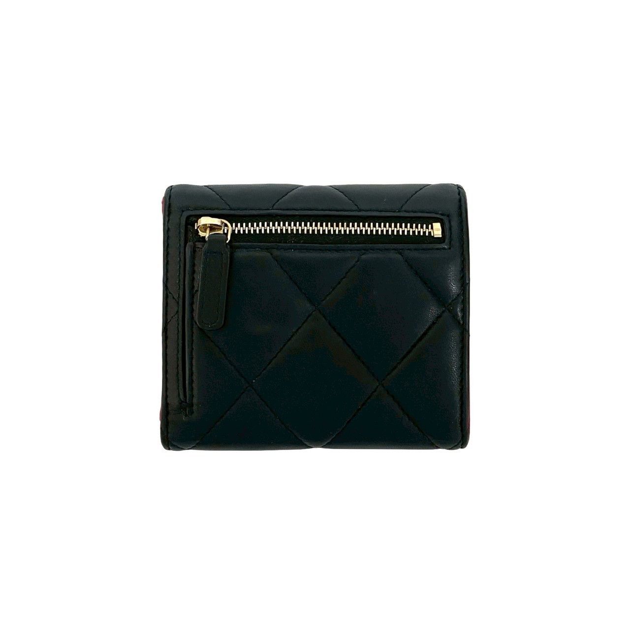 Chanel Chanel CHANEL Chanel19 Lambskin Trifold Wallet Leather Short Wallet DUTY FREE for USA Size ONE SIZE - 3 Thumbnail