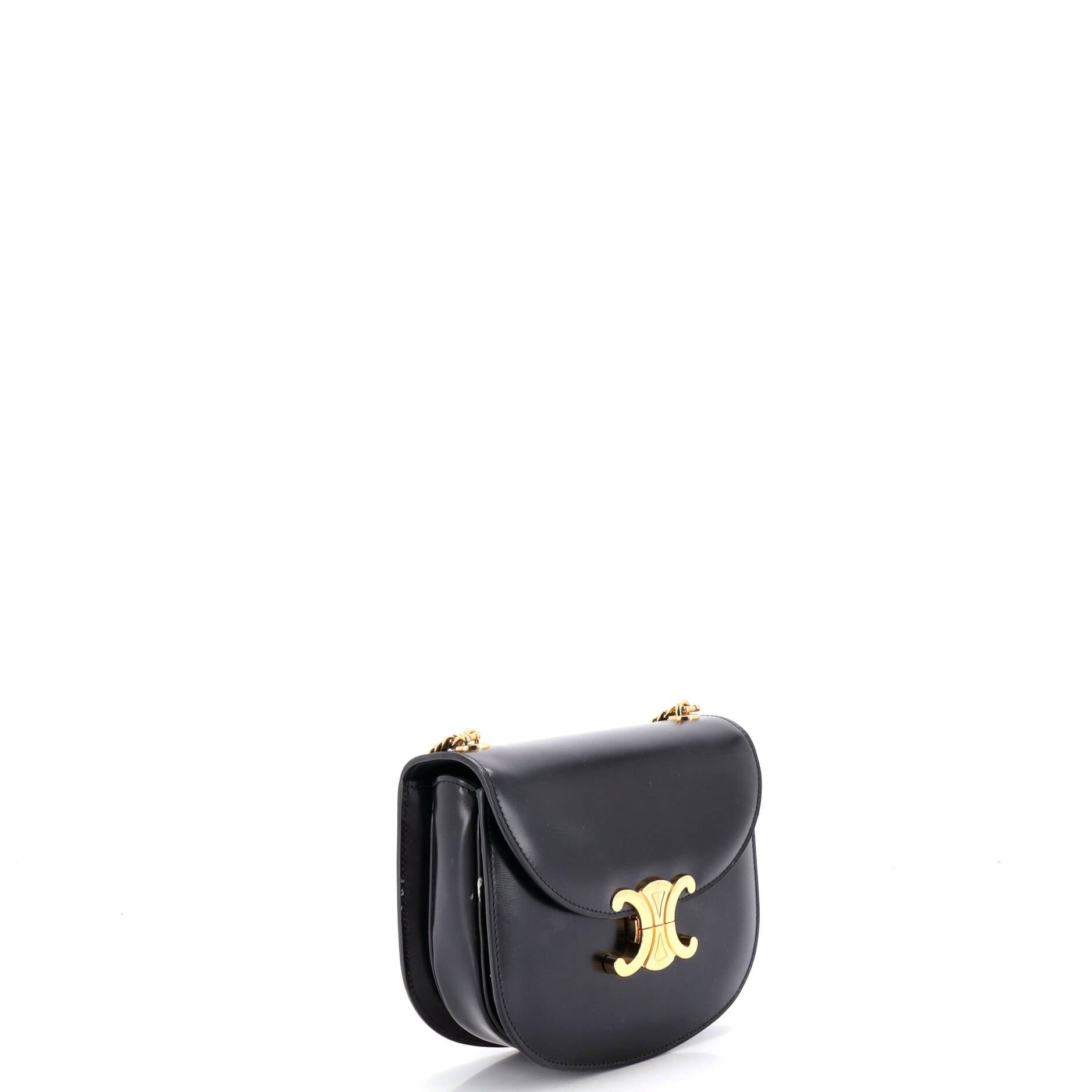 Celine Triomphe Besace Clea Chain Flap Bag Size ONE SIZE - 2 Thumbnail